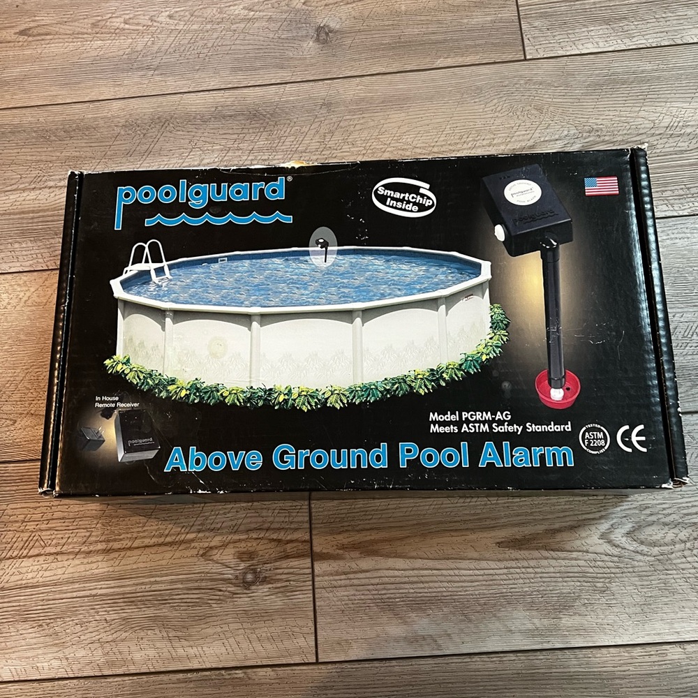 Above pool alarm.